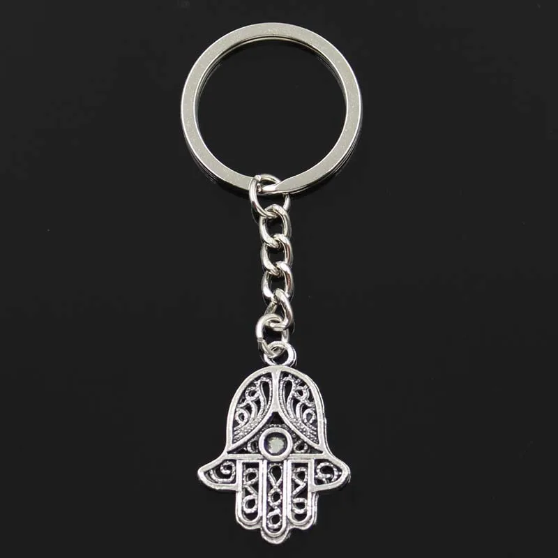 Fashion Keychain 33x25mm fatima hand hamsa palm protection Pendants DIY Men Jewelry Car Key Chain Ring Holder Souvenir For Gift
Fashion Keychain 33x25mm fatima hand hamsa palm protection Pendants DIY Men Jewelry Car Key Chain Ring Holder Souvenir For Gift