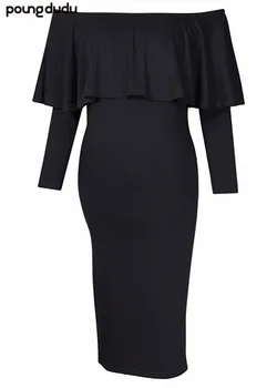 Poungdudu maternity pregnant women dress solid color fashion women's word collar pregnant women dress 2019 new
Poungdudu maternity pregnant women dress solid color fashion women's word collar pregnant women dress 2019 new
