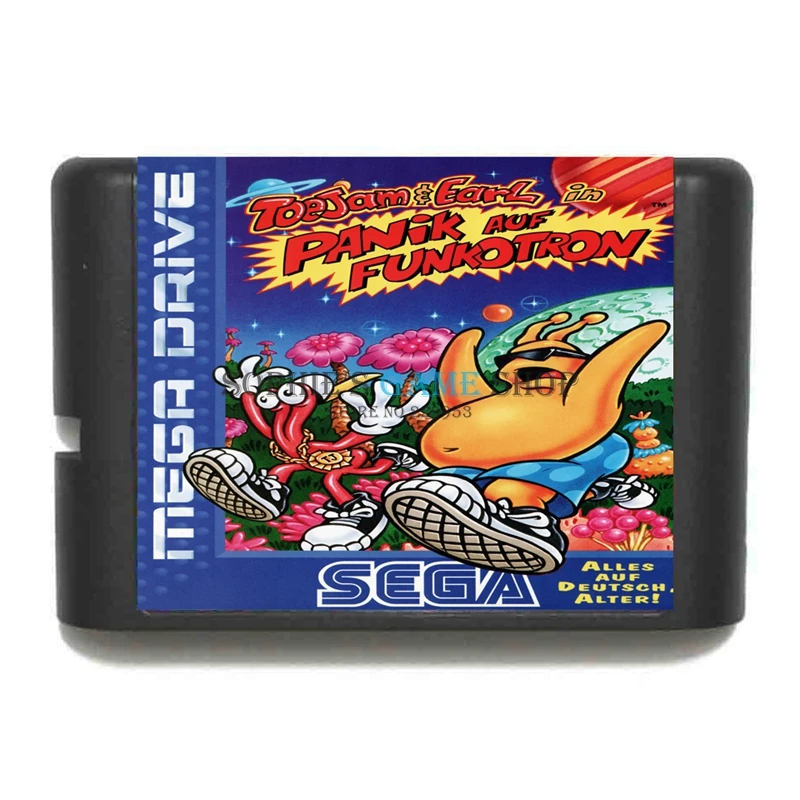 ToeJam & Earl 2 - Panic on Funkotron Game Game Cartridge Newest 16 bit Game Card For Sega Mega Drive / Genesis System
ToeJam & Earl 2 - Panic on Funkotron Game Game Cartridge Newest 16 bit Game Card For Sega Mega Drive / Genesis System