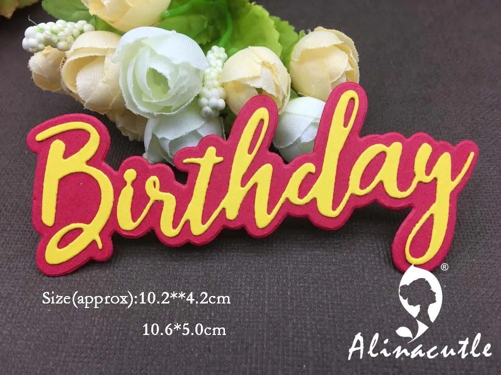 AlinaCraft METAL CUTTING DIES big shadow words birthday Scrapbooking paper craft card album punch stencil art cutter
AlinaCraft METAL CUTTING DIES big shadow words birthday Scrapbooking paper craft card album punch stencil art cutter