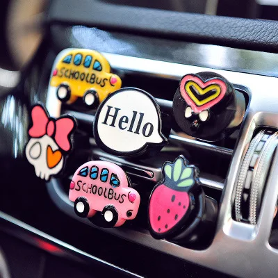 Car Ornaments Cute Air Conditioning Vents Perfume Clip Air Freshener Auto Interior Decoration Creative Fragrances Accessories
Car Ornaments Cute Air Conditioning Vents Perfume Clip Air Freshener Auto Interior Decoration Creative Fragrances Accessories