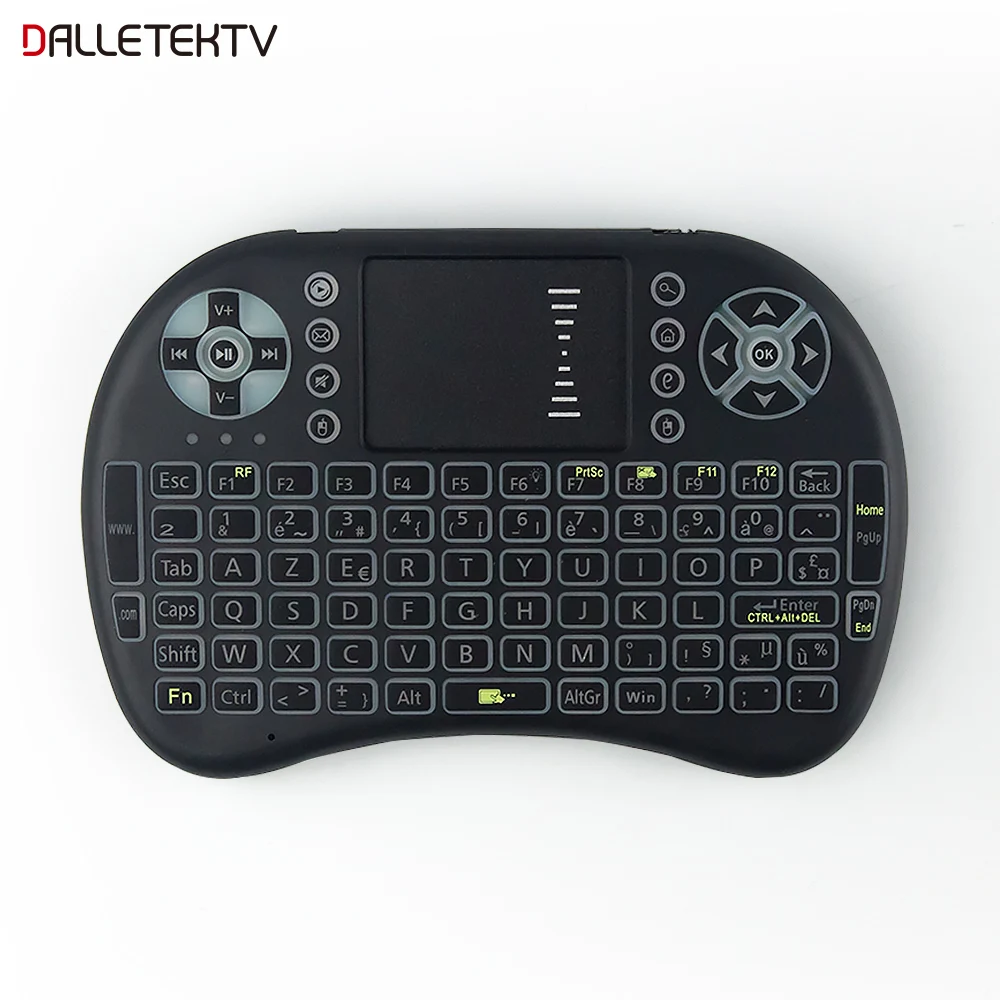 Dalletektv I8 Wireless Keyboard 2.4GHz Backlit French France Endlish version mini Keyboard for Android TV Box I8 mini Keyboard
Dalletektv I8 Wireless Keyboard 2.4GHz Backlit French France Endlish version mini Keyboard for Android TV Box I8 mini Keyboard