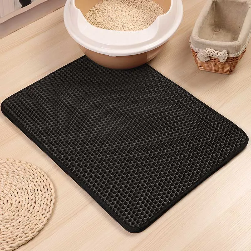 Multi-color and multi-specified pet pad double cat litter mat EVA cat foot mats hollow cleaning leak-proof anti-cat litter
Multi-color and multi-specified pet pad double cat litter mat EVA cat foot mats hollow cleaning leak-proof anti-cat litter