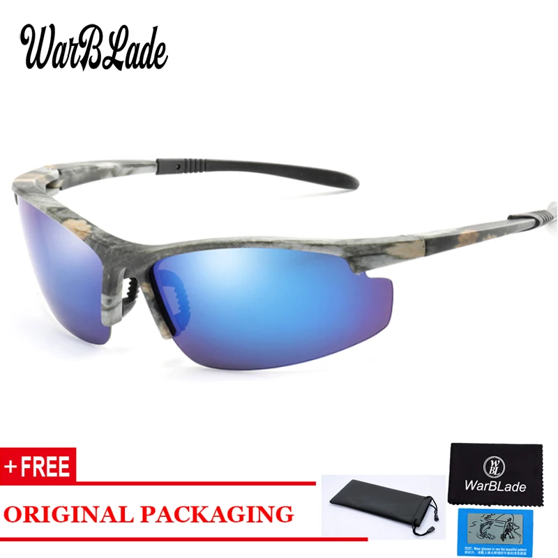

WarBLade New HD Polarized Sunglasses Men Luxury Driving Sun Glasses Outdoor Sports Goggles UV400 Rimeless Eyewear Gafas De Sol