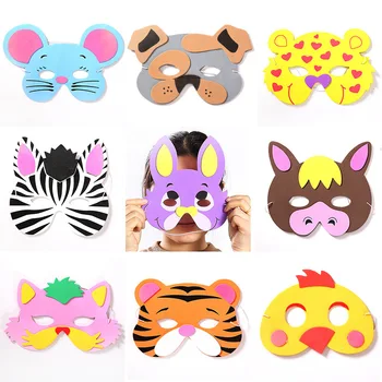 Mask Children's Birthday Party Toys Cartoon Hats EVA Foam Animal Masks with Elastic Straps Baby Craft Toys for Children Game
Mask Children's Birthday Party Toys Cartoon Hats EVA Foam Animal Masks with Elastic Straps Baby Craft Toys for Children Game