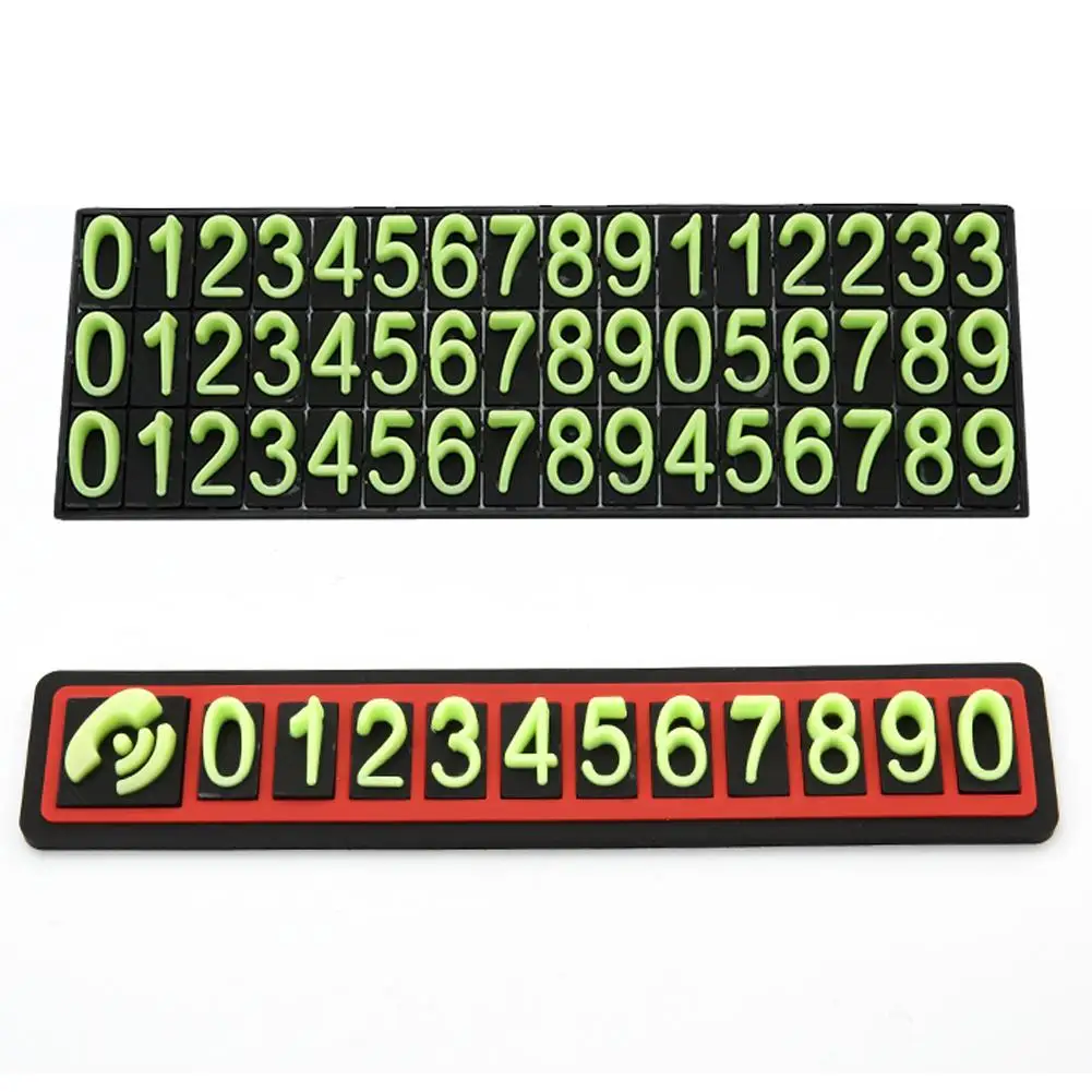 Car Mobile Phone Number Temporary Parking Card Luminous Plate Cards Auto Sticker Car Stop Parking Sign Notice Number Accessories
Car Mobile Phone Number Temporary Parking Card Luminous Plate Cards Auto Sticker Car Stop Parking Sign Notice Number Accessories