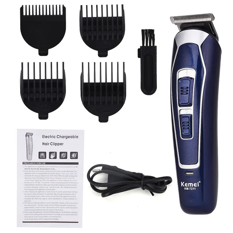 Rechargeable Hair Clipper Professional Hair Trimmer Men Electric Hair Cutting Machine Trimmer Barber Stainless Steel Blade
Rechargeable Hair Clipper Professional Hair Trimmer Men Electric Hair Cutting Machine Trimmer Barber Stainless Steel Blade