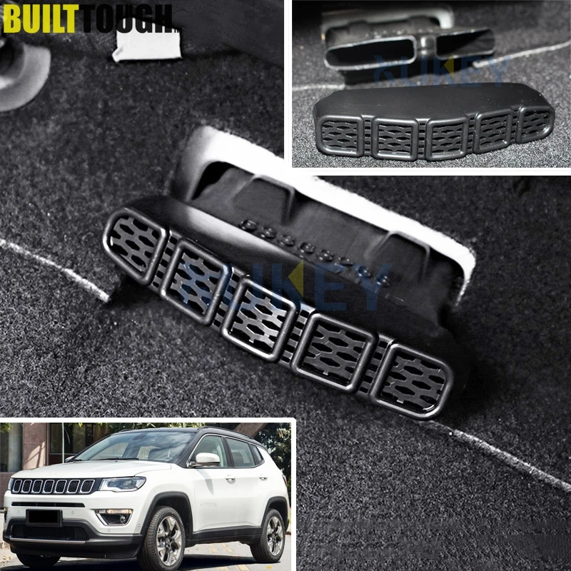 2Pc For Jeep Compass MP 2017 - 2019 Under Seat Rear AC Heater Floor Air Conditioner Duct Grill Grille Air Vent Outlet Cover Trim 
2Pc For Jeep Compass MP 2017 - 2019 Under Seat Rear AC Heater Floor Air Conditioner Duct Grill Grille Air Vent Outlet Cover Trim