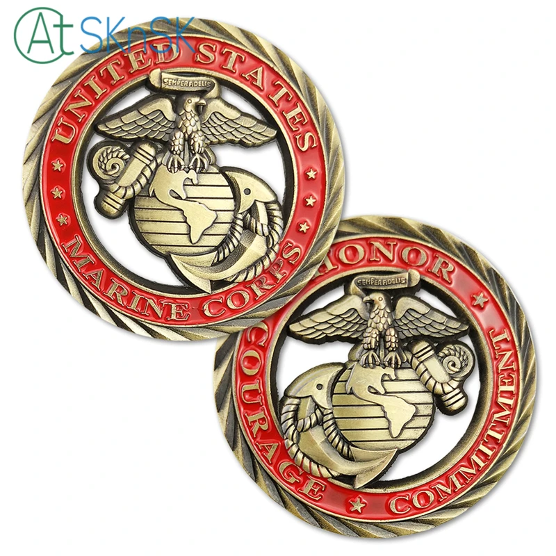 1/3/5/10pcs UNITED STATES MARINE CORPS CORE VALUES CHALLENGE COIN MEDAL WITH CUT OUT CENTRE USMC COMMEMORATIVE TOKEN COIN GIFT
1/3/5/10pcs UNITED STATES MARINE CORPS CORE VALUES CHALLENGE COIN MEDAL WITH CUT OUT CENTRE USMC COMMEMORATIVE TOKEN COIN GIFT