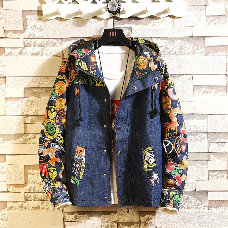 Cowboy coat man 2019 spring new Korean version of handsome manicured jacket fashion vintage broken flower jacket denim jacket
Cowboy coat man 2019 spring new Korean version of handsome manicured jacket fashion vintage broken flower jacket denim jacket