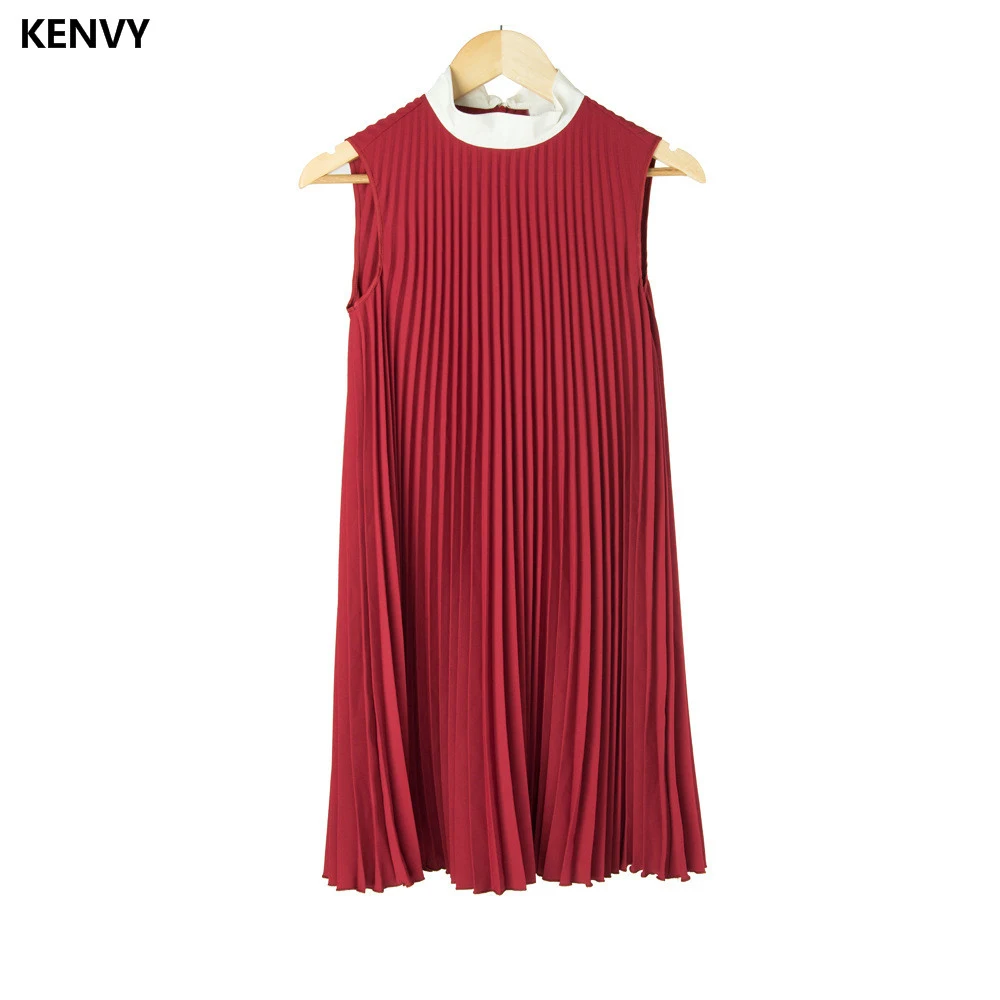 KENVY Brand Fashion Women's High-end Luxury Spring Elegant Streamers Bow Pleated Sleeveless Dress
KENVY Brand Fashion Women's High-end Luxury Spring Elegant Streamers Bow Pleated Sleeveless Dress