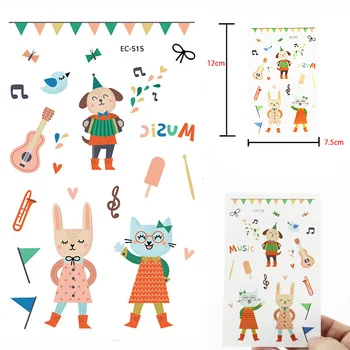 Watercolor Cute Cartoon Cat Temporary Tattoo Dog Rabbit Kid Hand Tattoo Stickers Small Gadgets Waterproof Tatto Children Arm Art
Watercolor Cute Cartoon Cat Temporary Tattoo Dog Rabbit Kid Hand Tattoo Stickers Small Gadgets Waterproof Tatto Children Arm Art