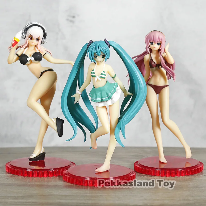 Character Vocal Series Hatsune Miku Super Sonico Swimsuit Ver. Sexy PVC Figure Collectible Model Toy
Character Vocal Series Hatsune Miku Super Sonico Swimsuit Ver. Sexy PVC Figure Collectible Model Toy