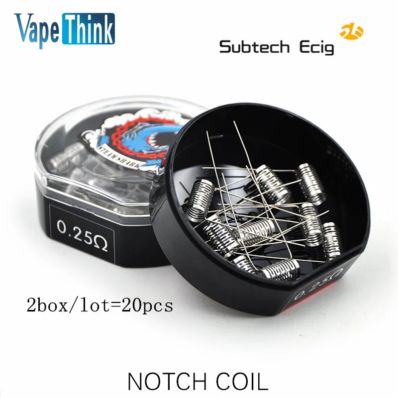 Vapethink 2box/lot Notch Coil (SS316) Pre-build Heating Wire FOR RBA/RDA/RTA Electronic Cigarette tank DIY vaporizer vape
Vapethink 2box/lot Notch Coil (SS316) Pre-build Heating Wire FOR RBA/RDA/RTA Electronic Cigarette tank DIY vaporizer vape