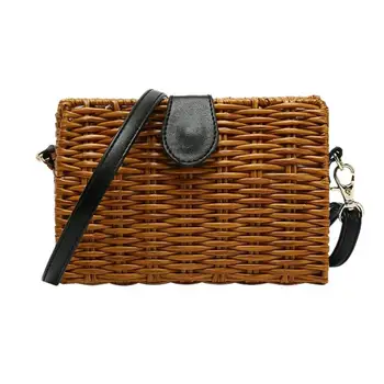 Mini Rattan Women's Tote Wicker Woven Female Shoulder Messenger Bag Handmade Summer Beach Straw Bags Beaded Tote Crossbody Bag
Mini Rattan Women's Tote Wicker Woven Female Shoulder Messenger Bag Handmade Summer Beach Straw Bags Beaded Tote Crossbody Bag