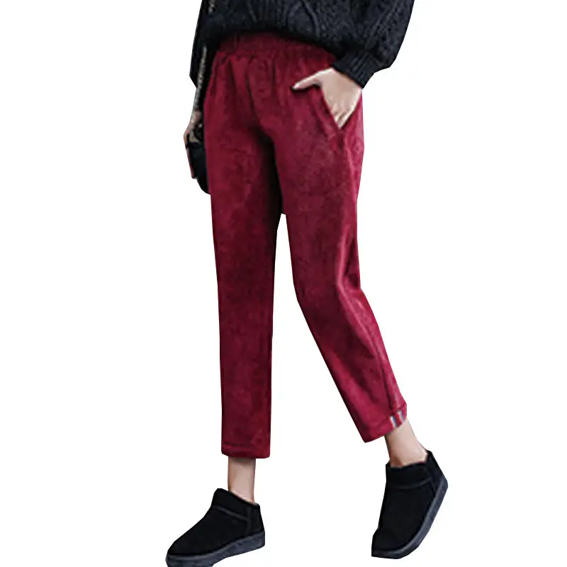 Autumn Winter Women Retro Corduroy Nine Pants 2017 New Loose Was Thin Casual Harem Flanging Ladies Pants Pantalon Femme WZ162
Autumn Winter Women Retro Corduroy Nine Pants 2017 New Loose Was Thin Casual Harem Flanging Ladies Pants Pantalon Femme WZ162
