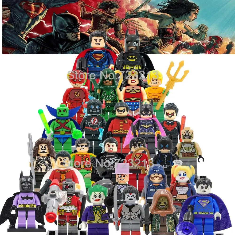 6pcs/lot DC Super Heroes Figure Set Justice League Batman Suicide Squad the Flash Arrow Building Blocks Models Bricks Toys
6pcs/lot DC Super Heroes Figure Set Justice League Batman Suicide Squad the Flash Arrow Building Blocks Models Bricks Toys
