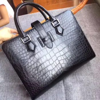 2018 newly production Men's Genuine/Real 100% Crocodile belly Skin Briefcase official Bag, Crocodile skin Business Men Bag
2018 newly production Men's Genuine/Real 100% Crocodile belly Skin Briefcase official Bag, Crocodile skin Business Men Bag