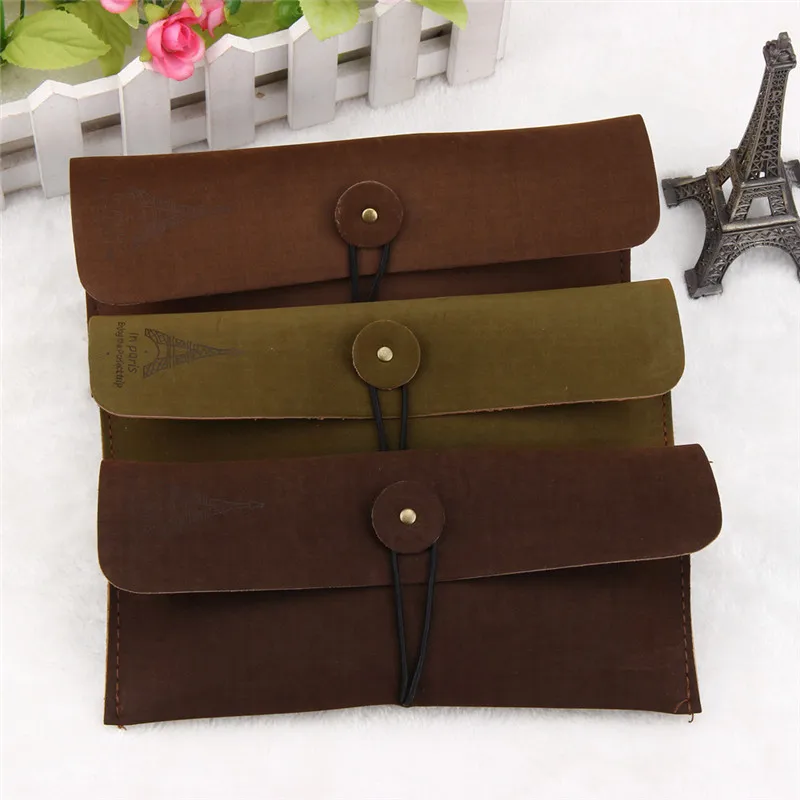New Creative Retro Elegant Tower Cashmere Soft Leather Pencil Case button hook design pen make up items honlder bag #B30
New Creative Retro Elegant Tower Cashmere Soft Leather Pencil Case button hook design pen make up items honlder bag #B30