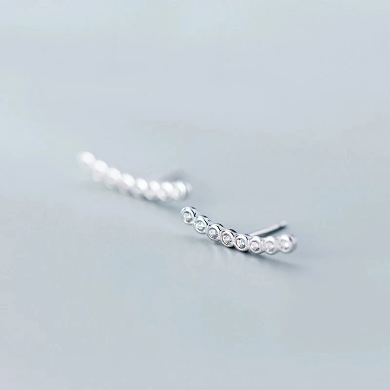 925 Sterling Silver Wedding Jewelry Design AAA CZ Crystal Stud Earrings Multi Zirconia Silver Earrings For Women Jewelry G0732
925 Sterling Silver Wedding Jewelry Design AAA CZ Crystal Stud Earrings Multi Zirconia Silver Earrings For Women Jewelry G0732