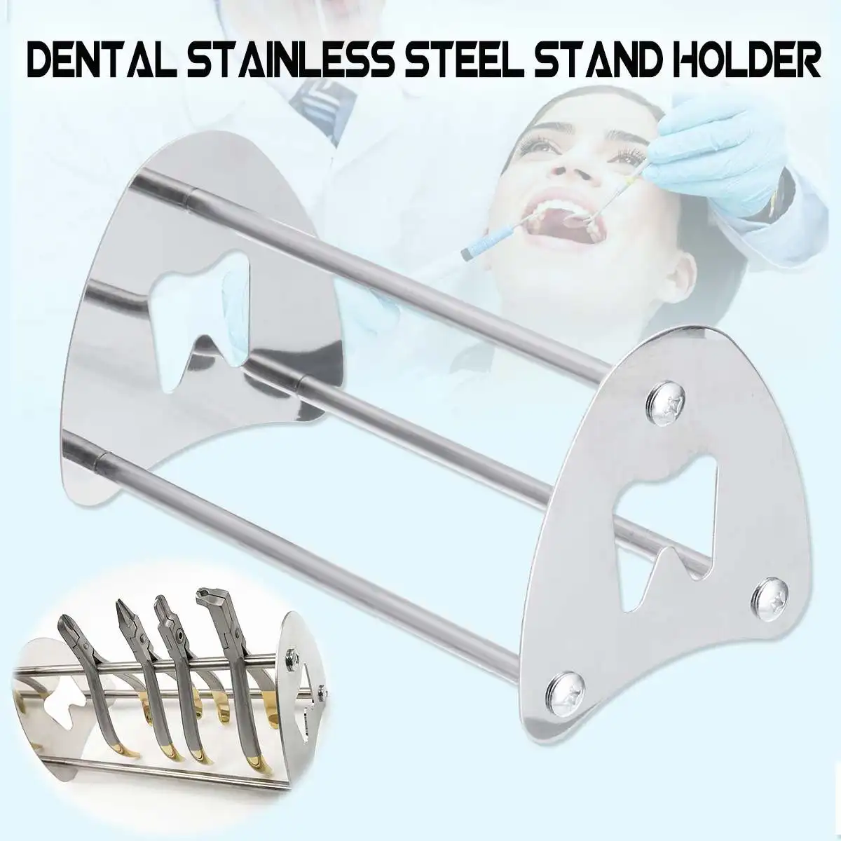 Dental Tool Stainless Steel Stand Holder for Orthodontic Pliers Forceps Scissors Oral Tooth Tools Brasket Holder Accessories
Dental Tool Stainless Steel Stand Holder for Orthodontic Pliers Forceps Scissors Oral Tooth Tools Brasket Holder Accessories
