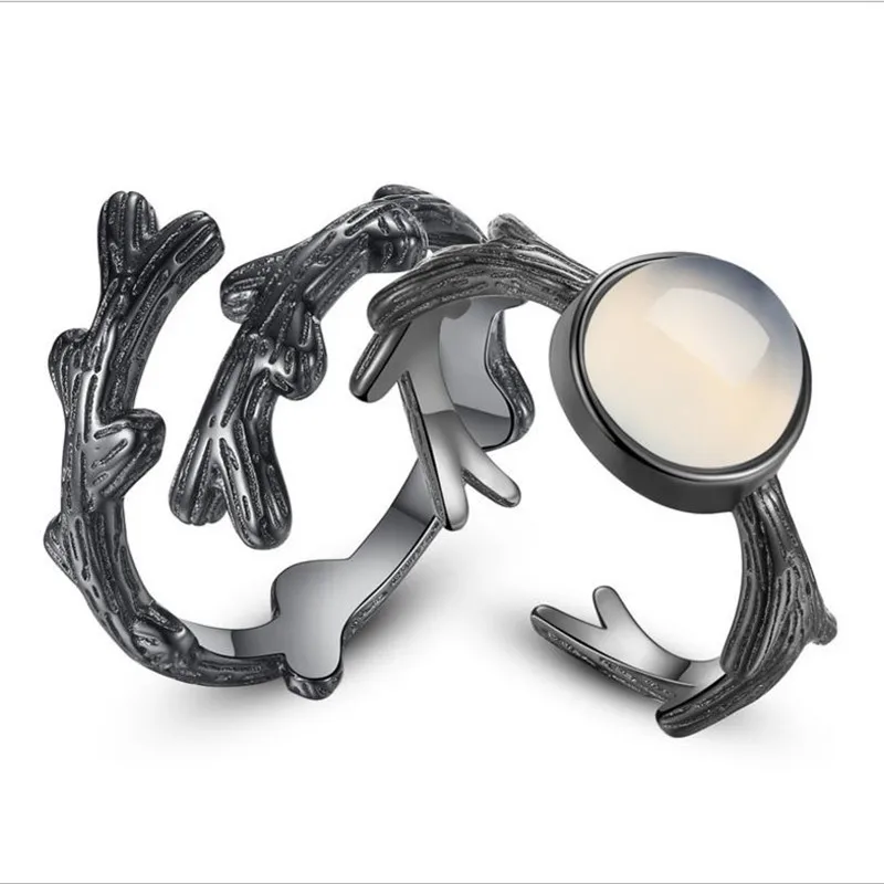 LUKENI Fashion Gun Black Couple Rings Jewelry Women Charm 925 Sterling Silver Rings For Women Bride Anniversary Lady Accessories
LUKENI Fashion Gun Black Couple Rings Jewelry Women Charm 925 Sterling Silver Rings For Women Bride Anniversary Lady Accessories