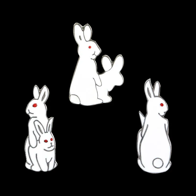 1PCS Creative Delicate Shy rabbit Brooches Animal Bunny Enamel Metal Pins For Women Coat Shirt Pocket Jackets Collar Lapel Badge
1PCS Creative Delicate Shy rabbit Brooches Animal Bunny Enamel Metal Pins For Women Coat Shirt Pocket Jackets Collar Lapel Badge