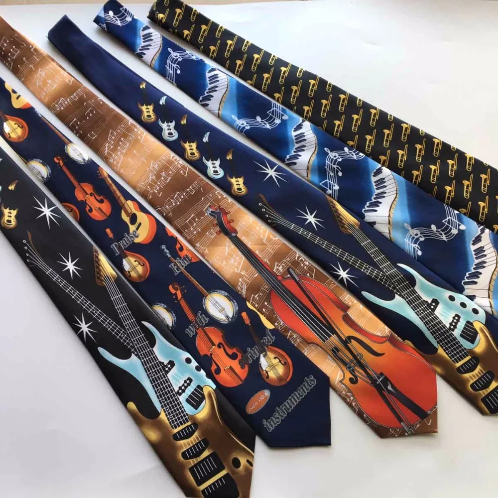 Drop Shipping Fashion Soft 9cm Music Party Tie Classic Musical Instrument Pattern Music Necktie Woven Ties
Drop Shipping Fashion Soft 9cm Music Party Tie Classic Musical Instrument Pattern Music Necktie Woven Ties