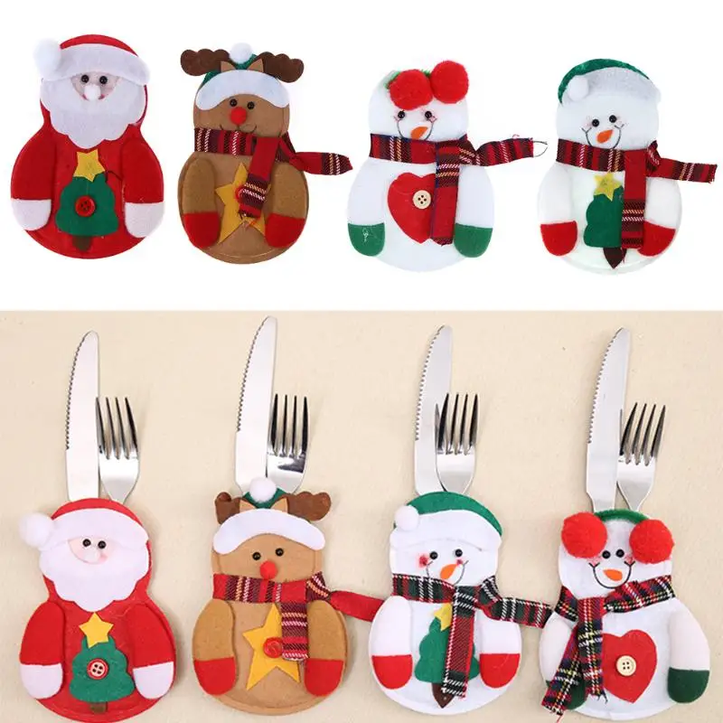 Christmas Decorations For Home Cutlery Pocket Fork Knife Tableware Pouch Santa Claus Dinner Table Decor Home Decoration Navidad
Christmas Decorations For Home Cutlery Pocket Fork Knife Tableware Pouch Santa Claus Dinner Table Decor Home Decoration Navidad