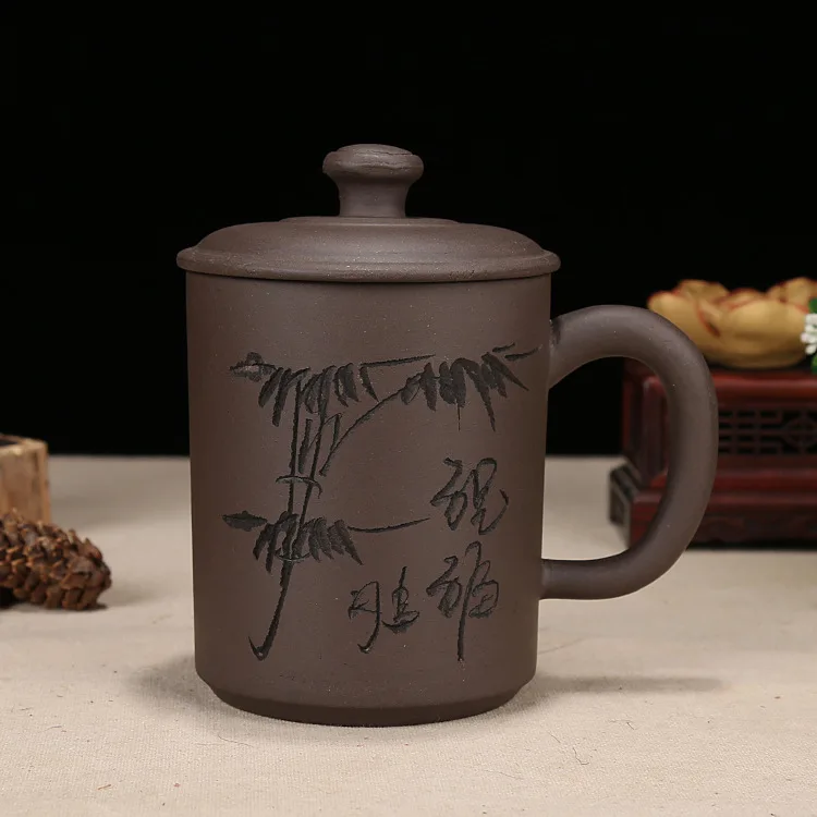 500ml A-Class Yixing Purple Clay Cup Bamboo Leaf All Handmade Tea Cup ZISHA Tea Cup Chinese Gift Free Shipping Kung FU Tea Cup
500ml A-Class Yixing Purple Clay Cup Bamboo Leaf All Handmade Tea Cup ZISHA Tea Cup Chinese Gift Free Shipping Kung FU Tea Cup