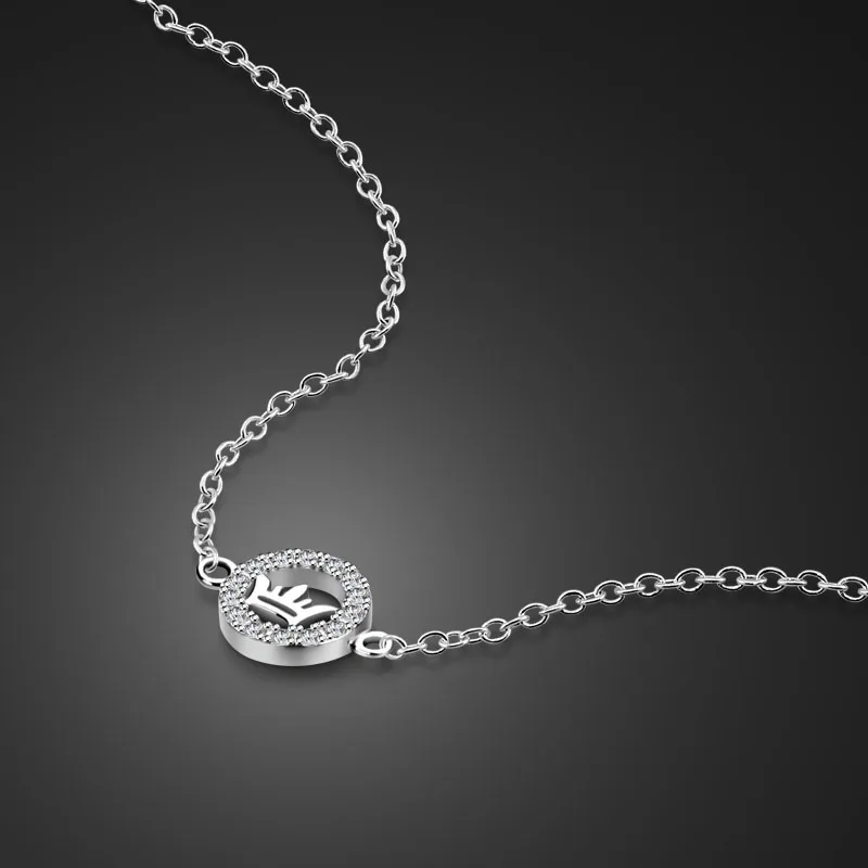 New S925 Sterling Silver Necklace Minimalist Women's Crown Pendant Necklace Real White Silver High Quality Ladies Jewelry
New S925 Sterling Silver Necklace Minimalist Women's Crown Pendant Necklace Real White Silver High Quality Ladies Jewelry