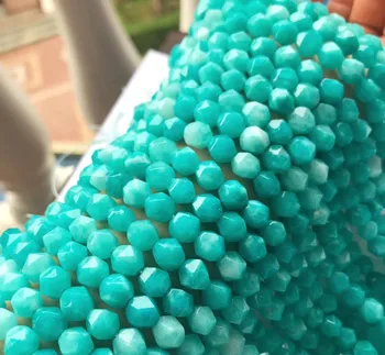 8mm Natural Amazonite Cutting Football Face Semi-finished Product Beads DIY Loose Bead Accessories Strand 15"
8mm Natural Amazonite Cutting Football Face Semi-finished Product Beads DIY Loose Bead Accessories Strand 15"