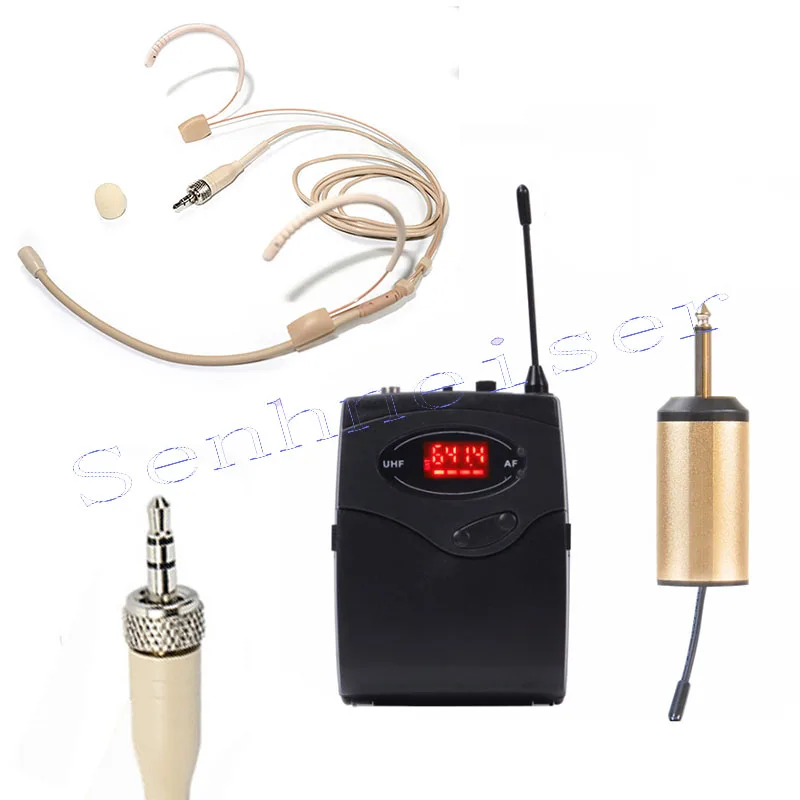 

Wireless Headset Microphone System Receiver Transmitter Portable Microphone For Sennheiser EW100 EW300 EW500 G1 G2 G3