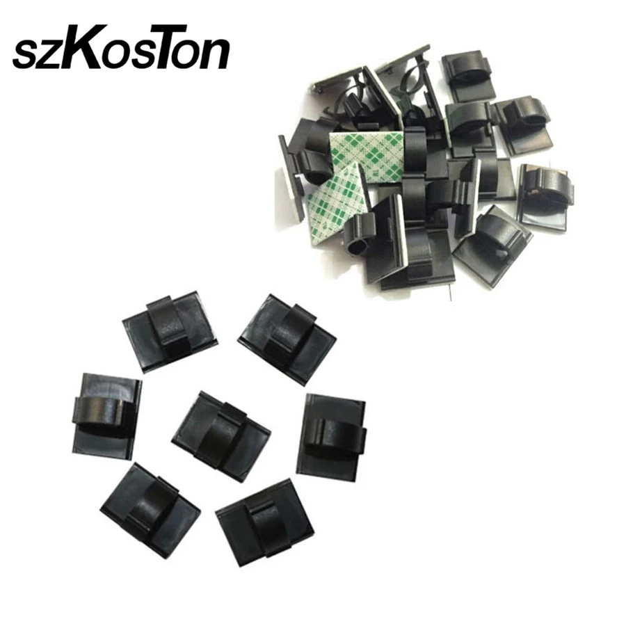 50 PCS 20 PCS /Lot Adhesive Car Cable Organizer Clips Cable Winder Drop Cable Holder Cord Management Desk Wire Tie Fixer
50 PCS 20 PCS /Lot Adhesive Car Cable Organizer Clips Cable Winder Drop Cable Holder Cord Management Desk Wire Tie Fixer