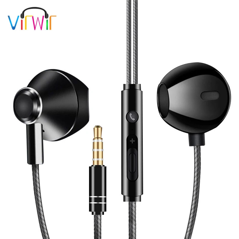 VirWir Wired Earphone For Phone Super Bass 3.5mm Headset In-Ear Earphone With Mic Earbuds Earpiece Fone De Ouvido kulakl k
VirWir Wired Earphone For Phone Super Bass 3.5mm Headset In-Ear Earphone With Mic Earbuds Earpiece Fone De Ouvido kulakl k