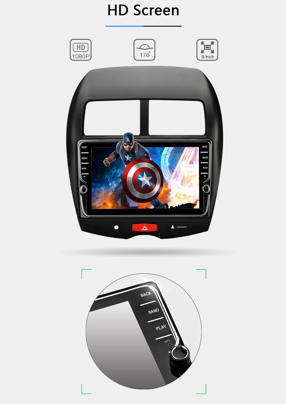 SilverStrong 7\'\' OctaCore RAM 4G ROM32G Android 8.0 Car DVD GPS Player Navi for Mitsubishi Outlander ASX 2013-2016 full toucreen