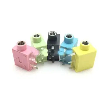 10PCS 3.5mm Pink Black Green Blue Yellow Female Audio Connector 5Pin DIP Headphone Jack Socket PJ-325
10PCS 3.5mm Pink Black Green Blue Yellow Female Audio Connector 5Pin DIP Headphone Jack Socket PJ-325