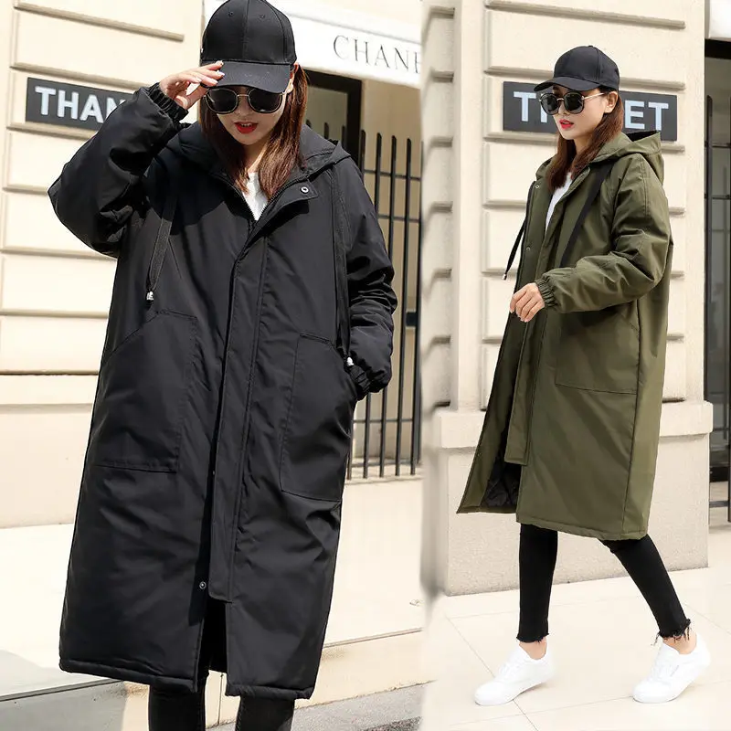 2019 Hot Military Winter Coat Hooded Fashion Oversize Thicken Down Cotton Coat Women Long Windbreaker Jacket Women Outerwear X17
2019 Hot Military Winter Coat Hooded Fashion Oversize Thicken Down Cotton Coat Women Long Windbreaker Jacket Women Outerwear X17