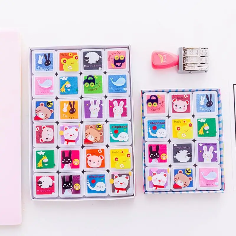 4/12/24 Colors Inkpad Cartoon Stamp Craft Oil Based DIY Fingerprint Painting Art Stamps Scrapbook Decor Kids Toy
4/12/24 Colors Inkpad Cartoon Stamp Craft Oil Based DIY Fingerprint Painting Art Stamps Scrapbook Decor Kids Toy