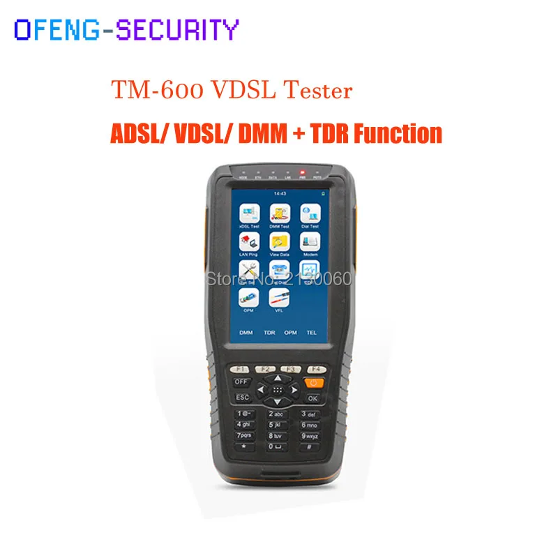 TM-600 VDSL VDSL2 Tester ADSL WAN & LAN Tester xDSL Line Test Equipment With Basic Version + TDR Function
TM-600 VDSL VDSL2 Tester ADSL WAN & LAN Tester xDSL Line Test Equipment With Basic Version + TDR Function