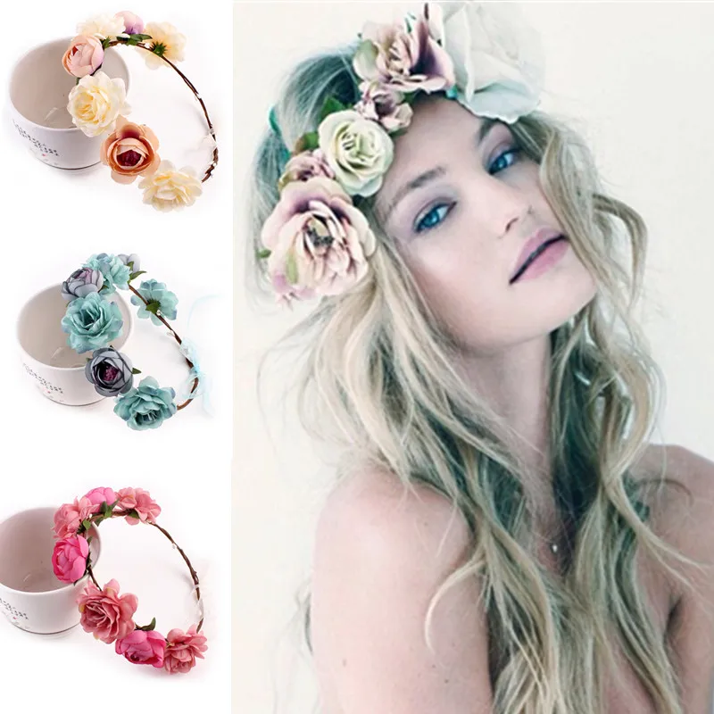 2017 summer beach women girls flower headband floral hair head band wreaths accessories for hair decorations tiara headdress new
2017 summer beach women girls flower headband floral hair head band wreaths accessories for hair decorations tiara headdress new
