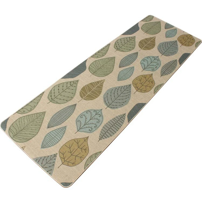 

183*61*0.5cm Fitness rubber mat Natural rubber natural linen yoga mat high density high quality with beautifual pattern