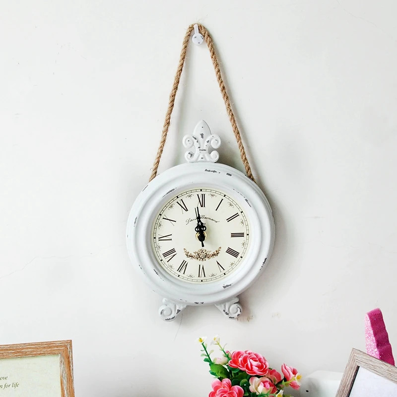 New Arrival Simple White Wall Clock Creative Iron Vintage Decoration Relogio De Parede Home Living Room Wall Decoration Clock
New Arrival Simple White Wall Clock Creative Iron Vintage Decoration Relogio De Parede Home Living Room Wall Decoration Clock
