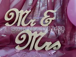 Sell it yourself Mr & Mrs Sign - Freestanding unpainted MDF letters - Wedding Table Decoration
Sell it yourself Mr & Mrs Sign - Freestanding unpainted MDF letters - Wedding Table Decoration