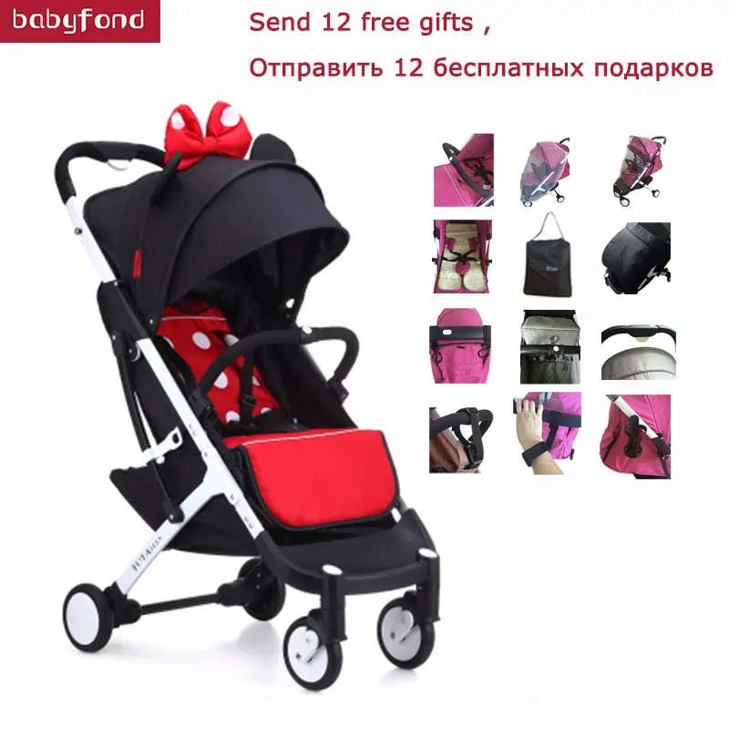 

8 free gifts new color yoyaplus 2020 on promotion brand folding baby stroller 5.8kg newborn use can boarding directly