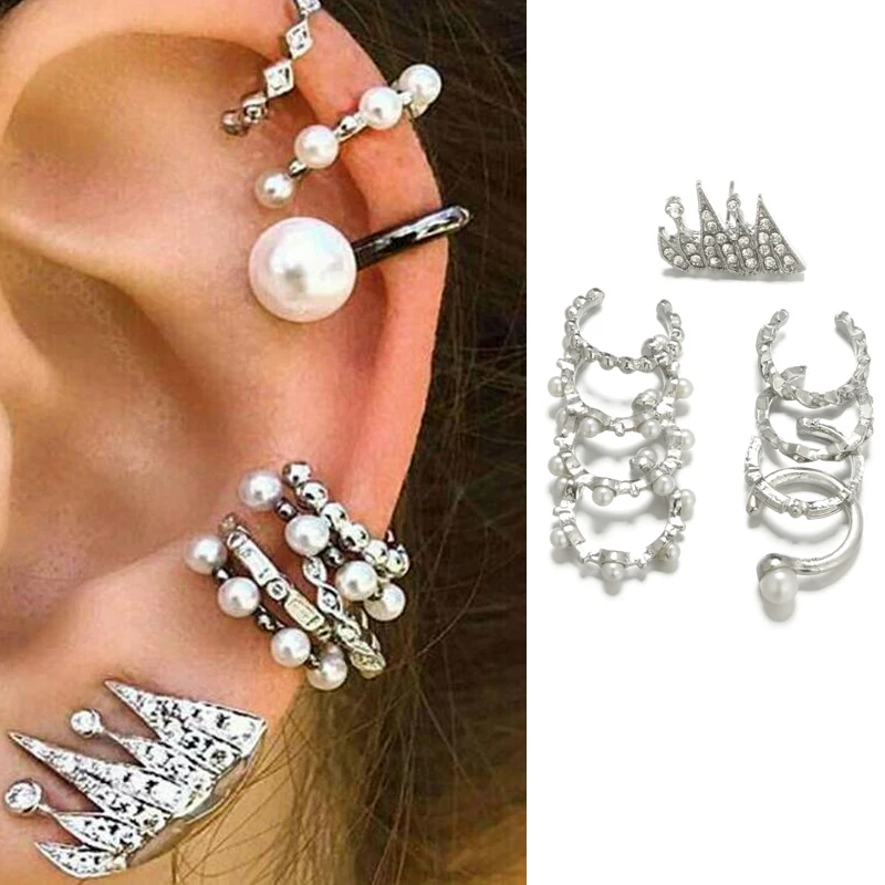 2set Bohemian pearl ear Helix Cartilage earring Fake Nose Ring Tragus Piercing Body Jewelry
2set Bohemian pearl ear Helix Cartilage earring Fake Nose Ring Tragus Piercing Body Jewelry