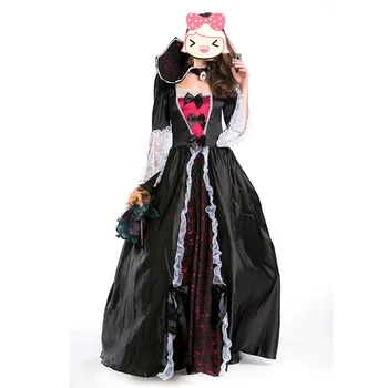 Luxury Vampire costumes halloween costumes for women evil queen medieval ball gowns black bat vampire cosplay costumes
Luxury Vampire costumes halloween costumes for women evil queen medieval ball gowns black bat vampire cosplay costumes