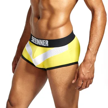 Seeinner Men Underwear Breathable Boxer Shorts Printed Underpants Cotton Male Panties U Convex Pouch Sexy Cueca Soft Gay Pants
Seeinner Men Underwear Breathable Boxer Shorts Printed Underpants Cotton Male Panties U Convex Pouch Sexy Cueca Soft Gay Pants