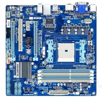 For Gigabyte GA-F2A85XM-D3H Original Used Motherboard F2A85XM-D3H for A85X Socket FM2 DDR3 USB3.0 SATA3.0
For Gigabyte GA-F2A85XM-D3H Original Used Motherboard F2A85XM-D3H for A85X Socket FM2 DDR3 USB3.0 SATA3.0