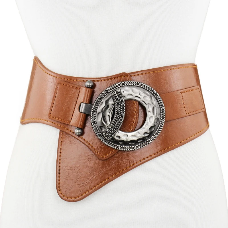 Lady Leather Waistband Women's Genuine Leather Belt Skirt Trim Fur Coat Down Jacket Belt Black Elastic Wide Waistband B-8403
Lady Leather Waistband Women's Genuine Leather Belt Skirt Trim Fur Coat Down Jacket Belt Black Elastic Wide Waistband B-8403